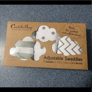 NWT 3PC COTTON SWADDLES🥰💛